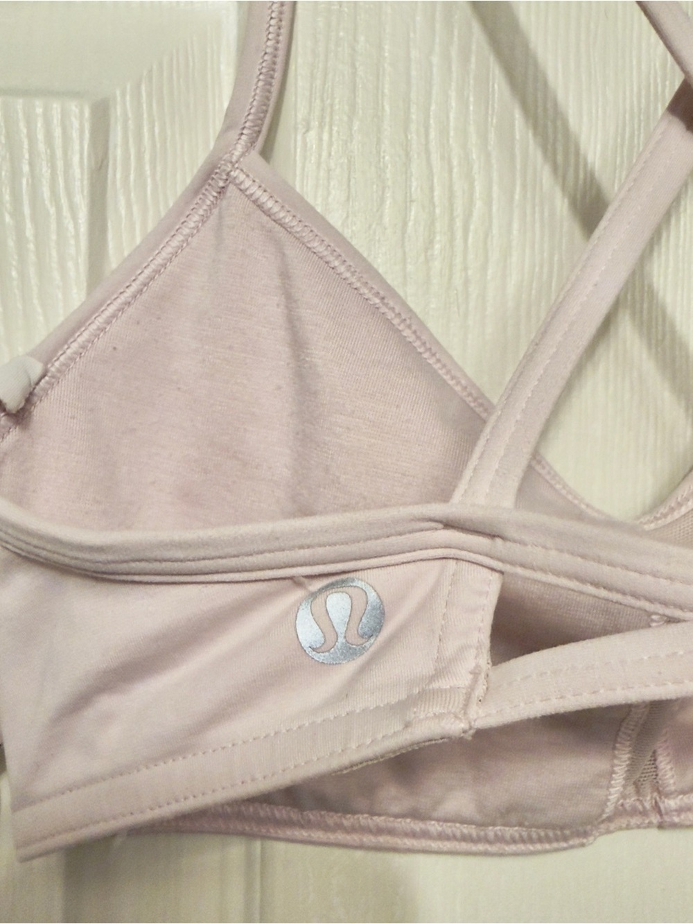 Lululemon Sports Bra Light Pink Women Size 4 - Picture 3 of 5